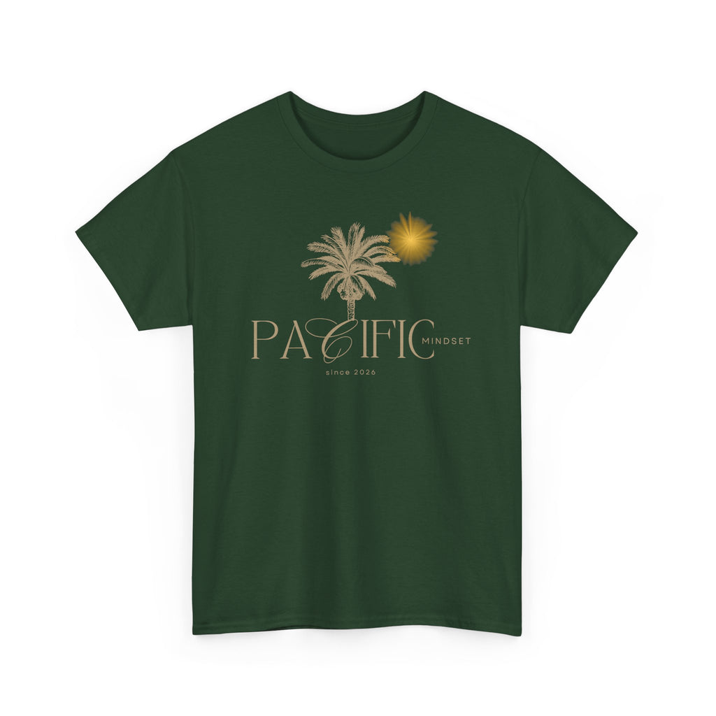Pacific Sunset T-Shirt — Palm Tree & Sun Beach Tee