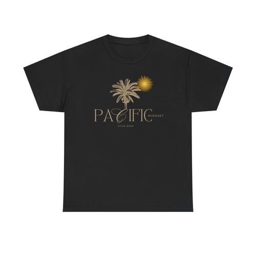 Pacific Sunset T-Shirt — Palm Tree & Sun Beach Tee