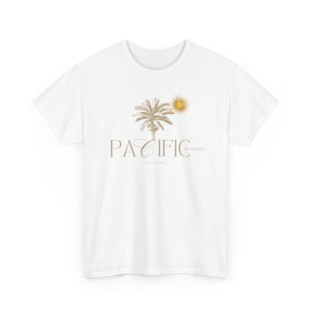 Pacific Sunset T-Shirt — Palm Tree & Sun Beach Tee