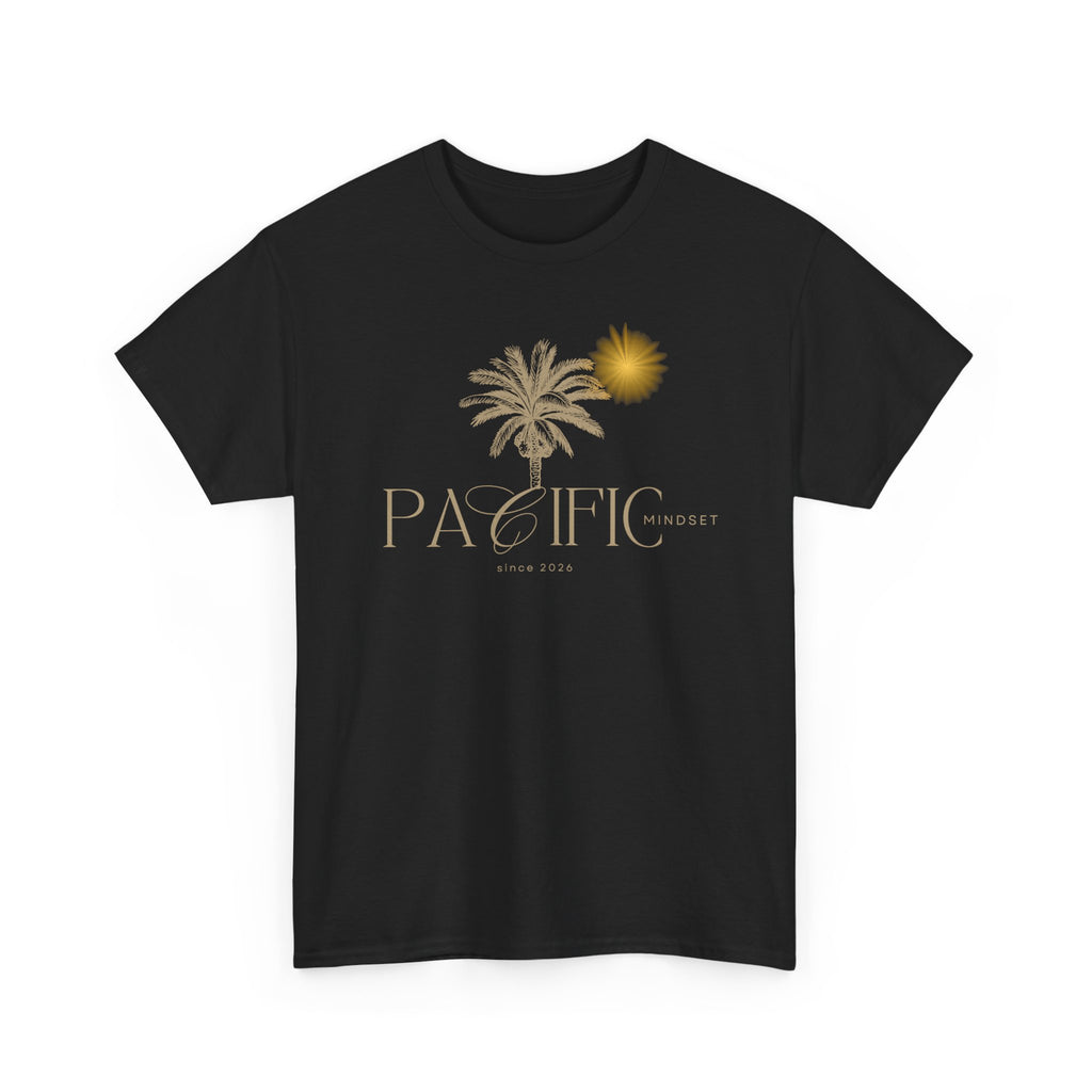 Pacific Sunset T-Shirt — Palm Tree & Sun Beach Tee
